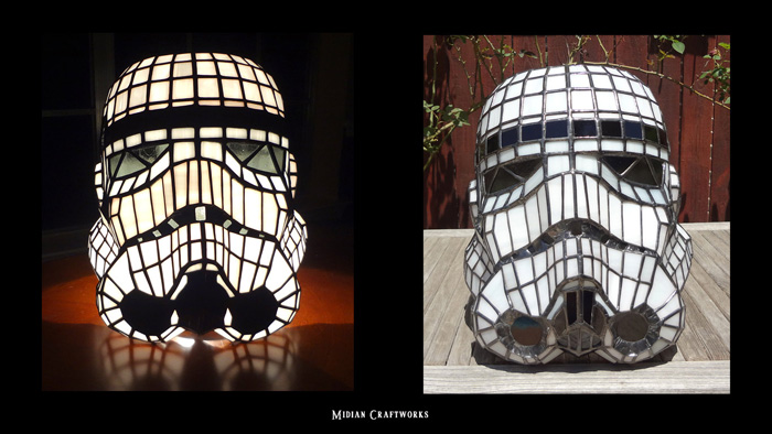 Stained Glass Stormtrooper Helmet