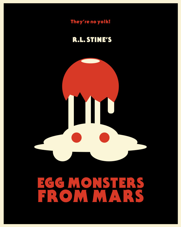 Minimal Goosebumps: Posters Based on R.L. Stines Bone-Chilling Books