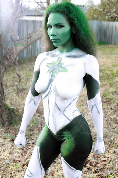 Jade Green Lantern Body Paint
