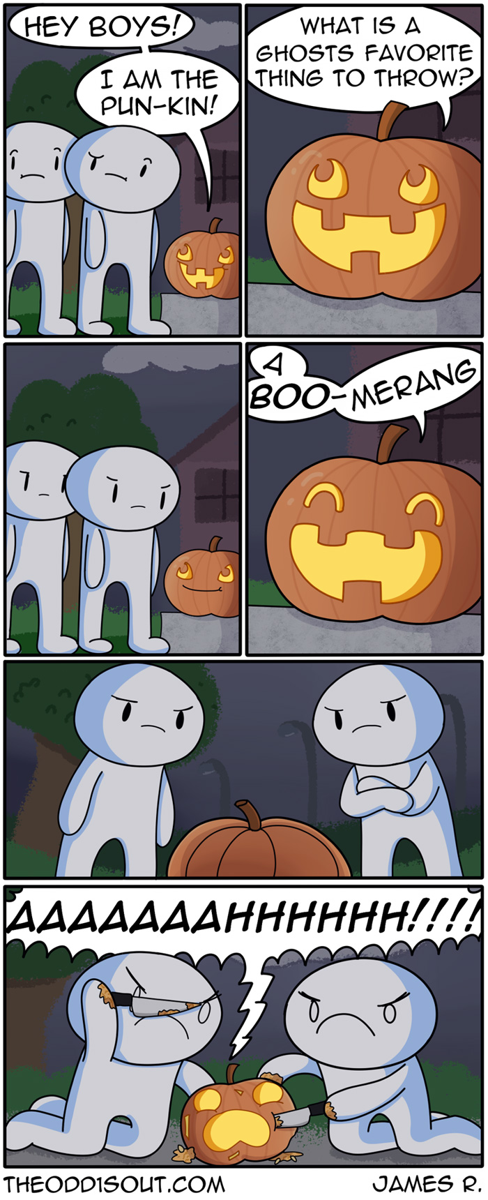 Halloween Pun-kin Comic