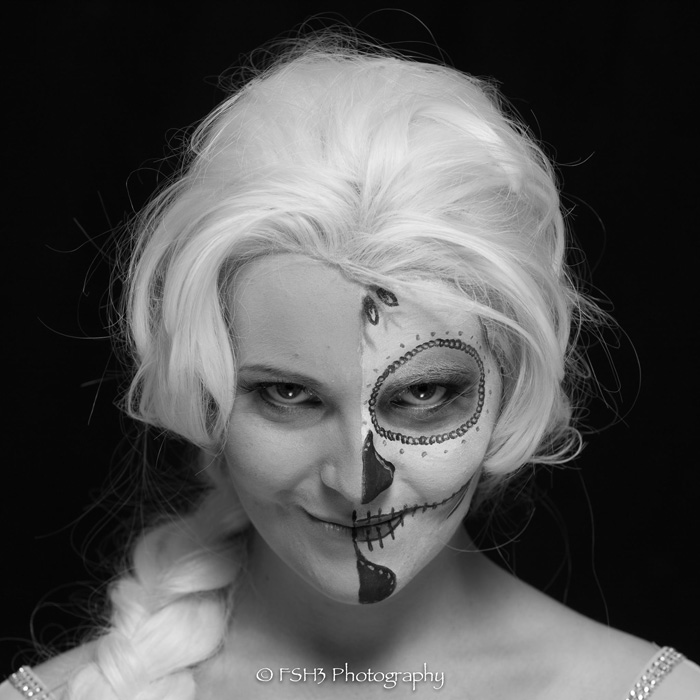 Sugar Skull Elsa Makeup