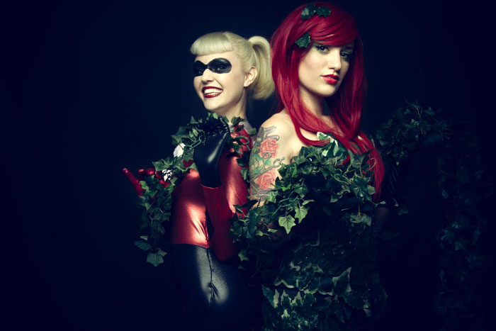 Poison Ivy and Harly Quinn Cosplay