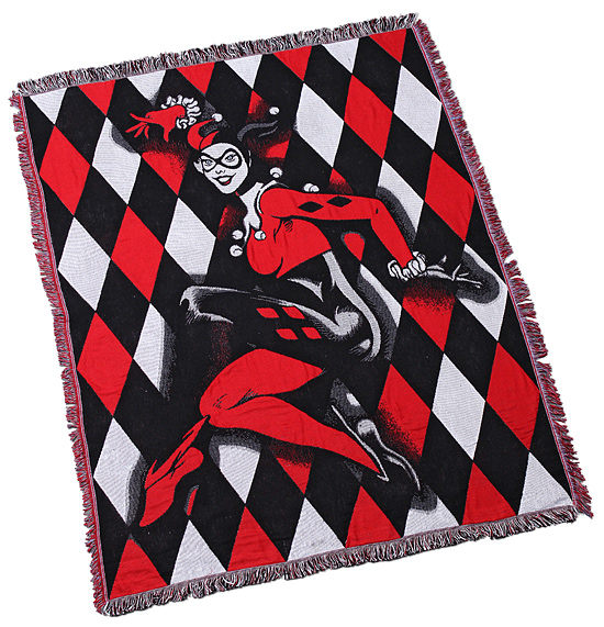 Harley Quinn Woven Blanket