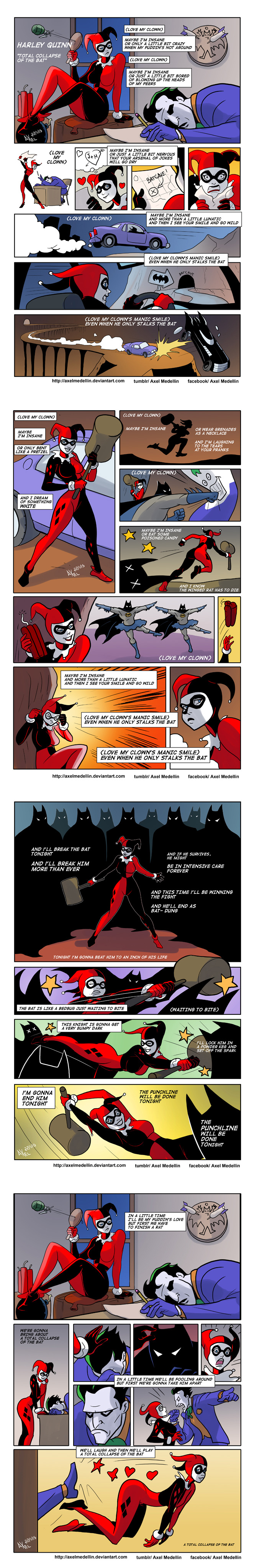Harley Quinn Total Collapse of the Bat Comic