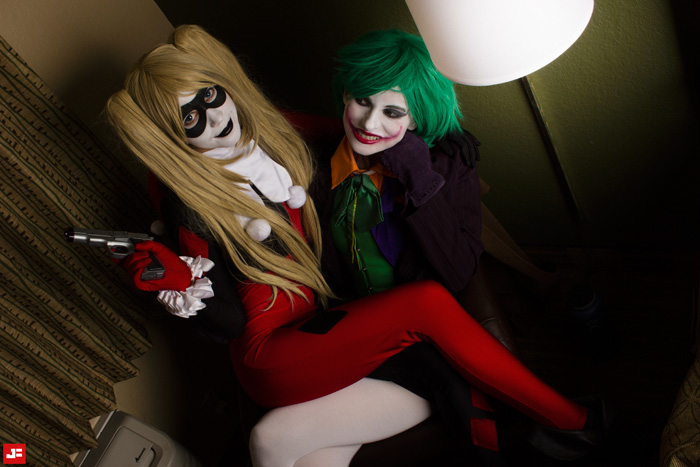 Fem Joker and Harley Quinn Cosplay