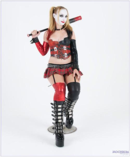 Goth Harley Quinn Cosplay