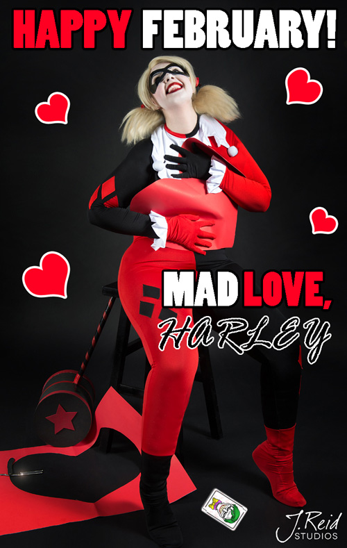 February Harley Quinn Cosplay