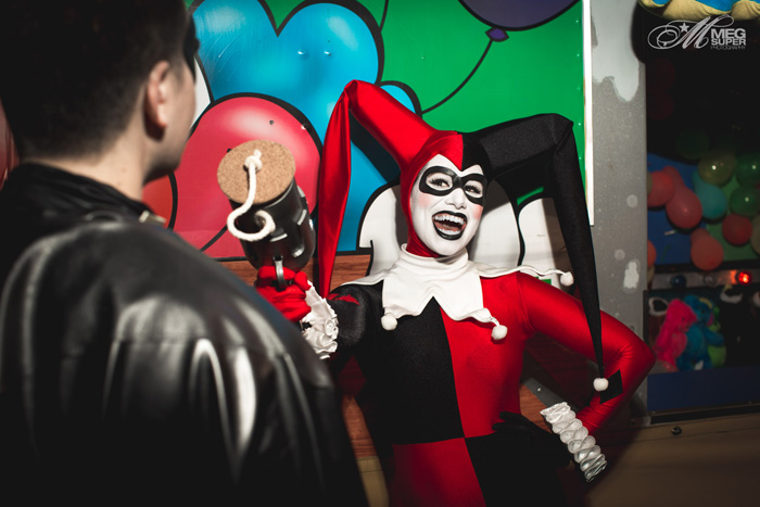 Harley Quinn vs. Robin Cosplay