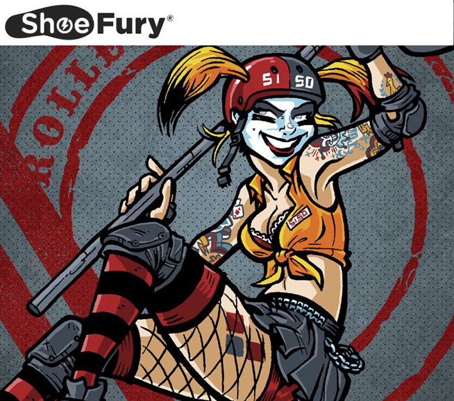 Derby Girl Harley Quinn Shoes