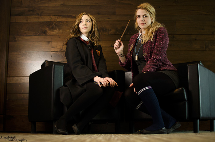 Luna Lovegood & Hermione Granger from Harry Potter Cosplay