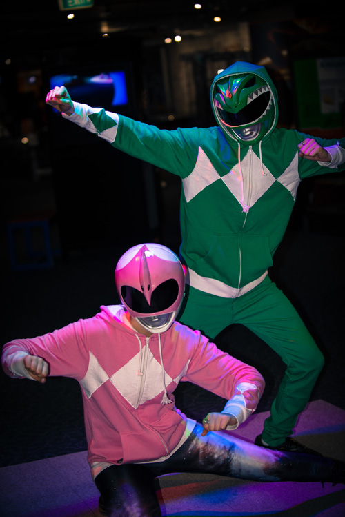 Hipster Power Rangers Cosplay
