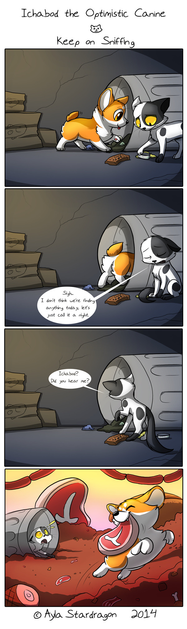 Ichabod the Optimistic Canine Comic