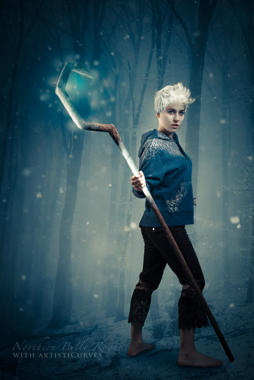 Female jack frost cosplay