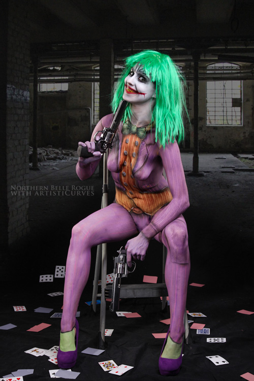 Joker Body Paint