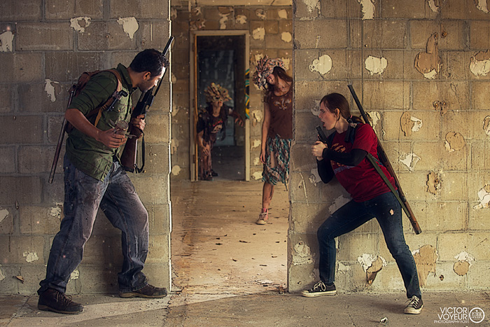 Ellie and Joel from The Last of Us Cosplay