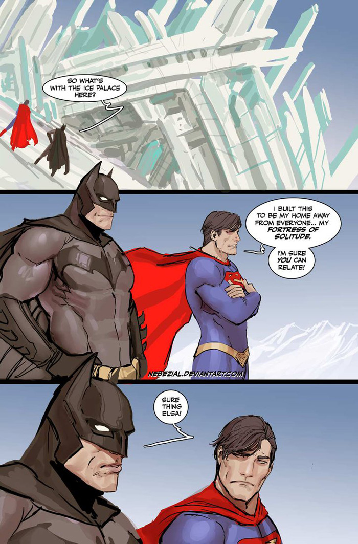 Let it go Bruce! Comic