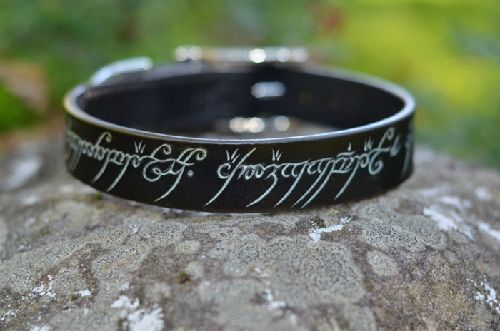 Glow in the Dark Lord of the Rings One Ring Dog Collar