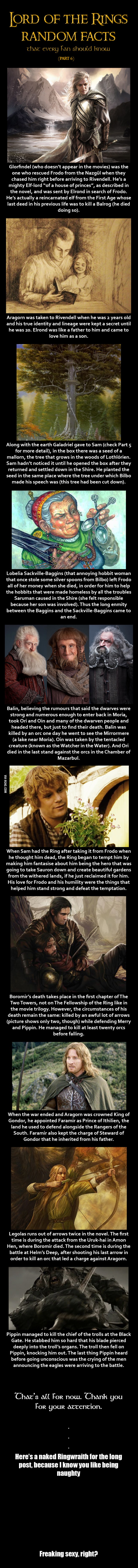 Lord of the Rings Random Facts Part 6