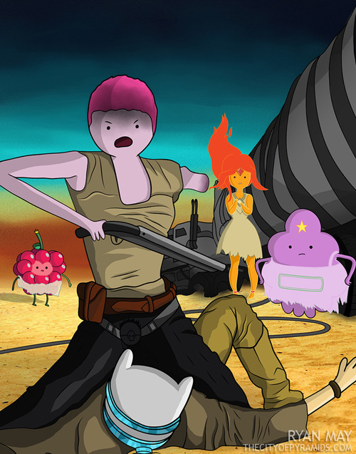Mad Max: Fury Road Adventure Time Fan Art