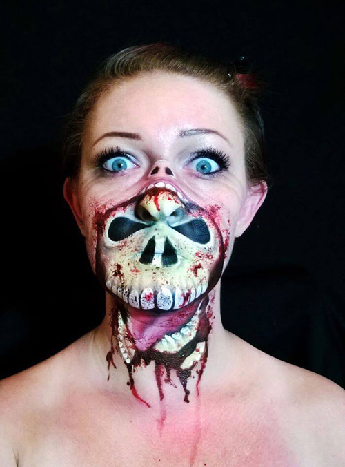 Incredible Creepy Face Paint