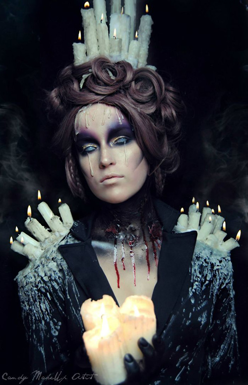 Spooky Dark Fantasy Makeup