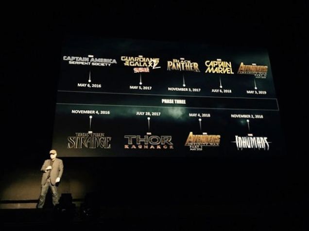 Marvel Announces Phase 3 Movies Including Captain Marvel