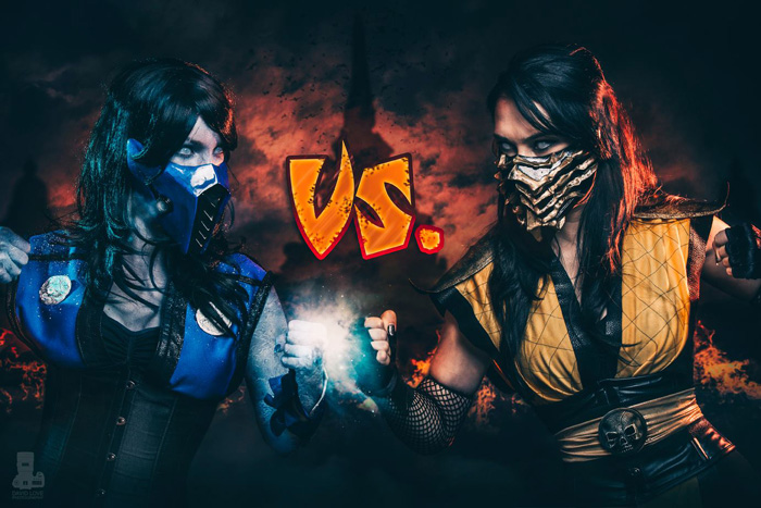 Sub-Zero vs Scorpion Mortal Kombat Cosplay