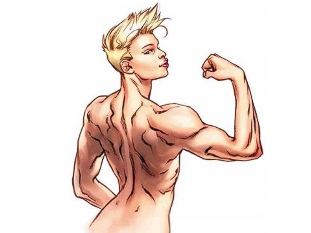 Marvel Super Heroes Naked for ESPN Body Issue