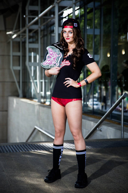 WWE Divas Champion Nikki Bella Cosplay