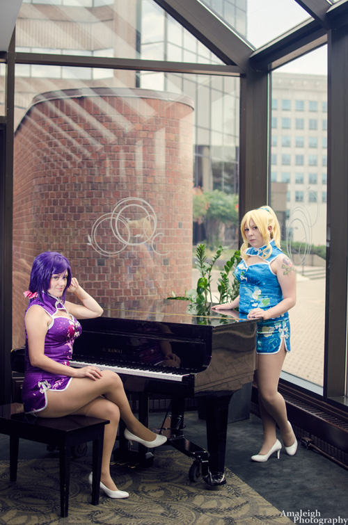 Nozomi and Eli from Love Live Cosplay