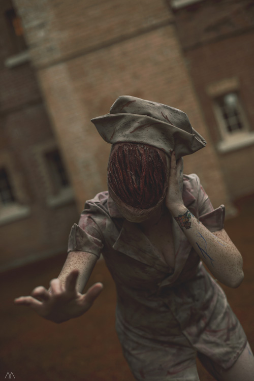 Bubblehead Nurse from Silent Hill Cosplay