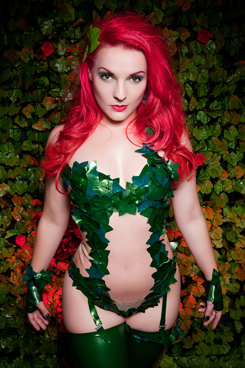 Latex Poison Ivy Cosplay