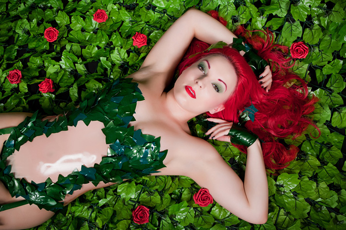 Latex Poison Ivy Cosplay