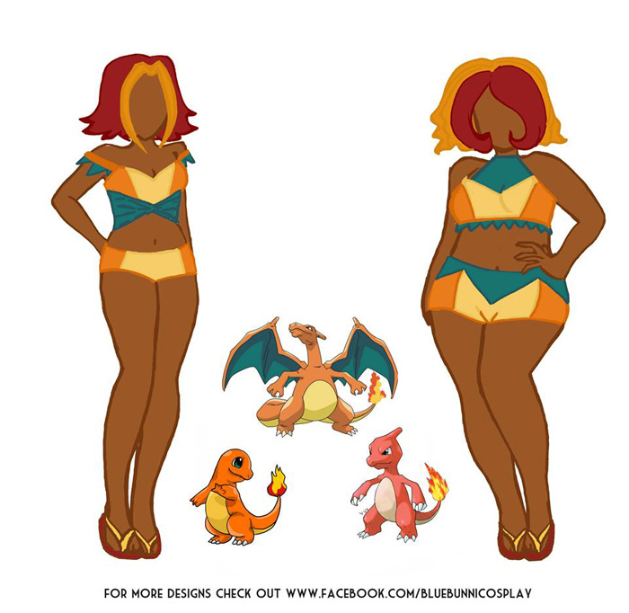 Pokemon Swimwear Designs