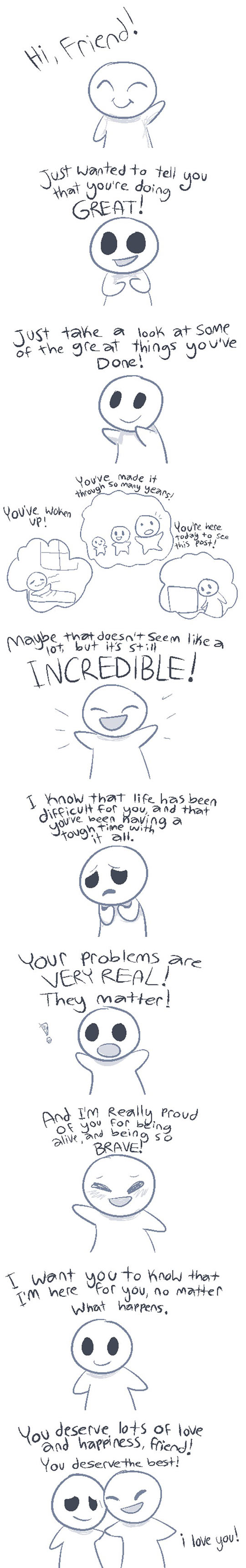 Positivity Comic to All You Wonderful People Out There