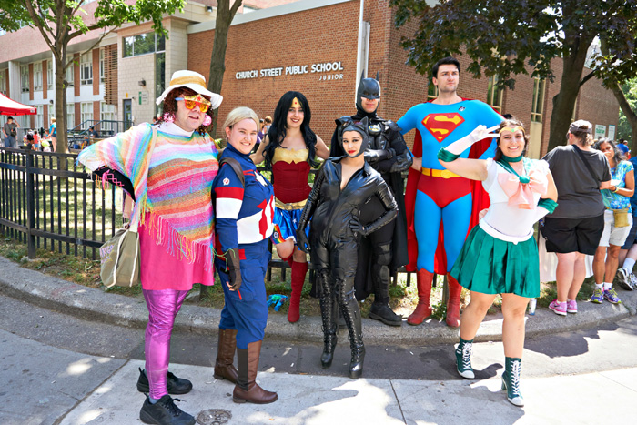 Justice League at Family Pride 2016