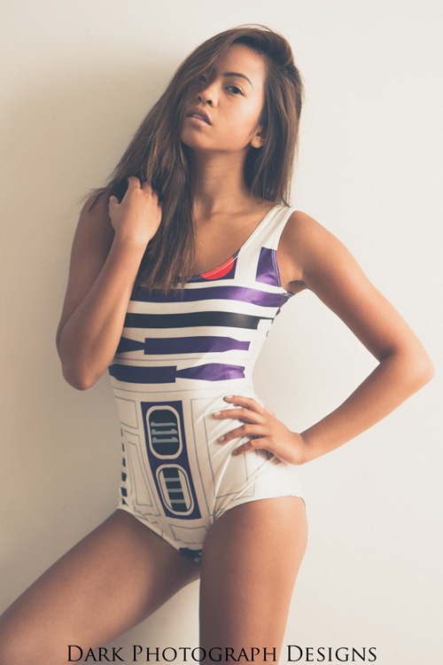 R2-D2 Swimsuit Photoshoot