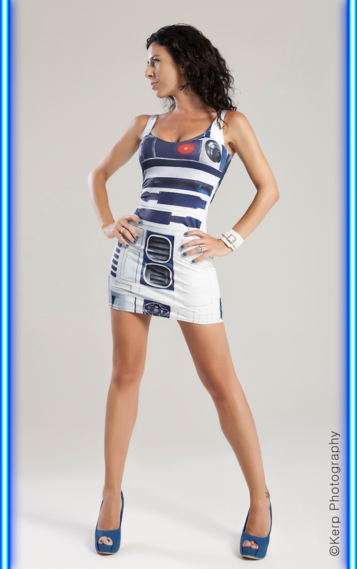 R2-D2 Dress Photoshoot