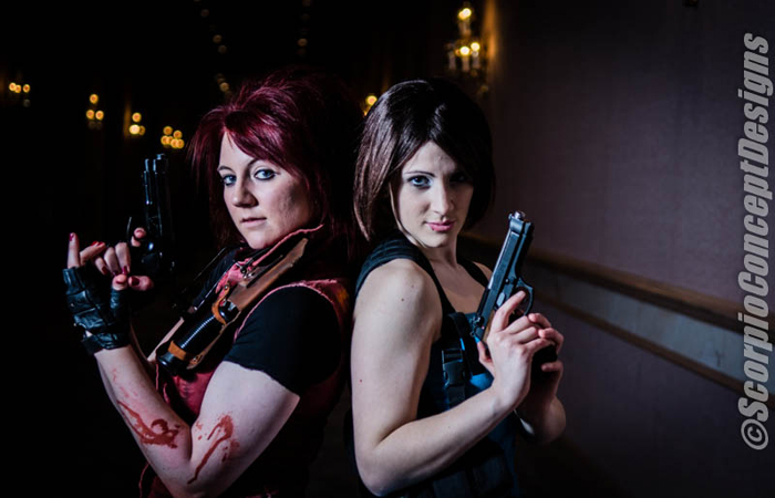 Jill & Claire from Resident Evil Cosplay