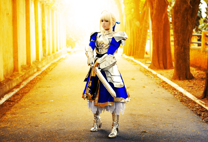 Saber Fate Stay Night Cosplay