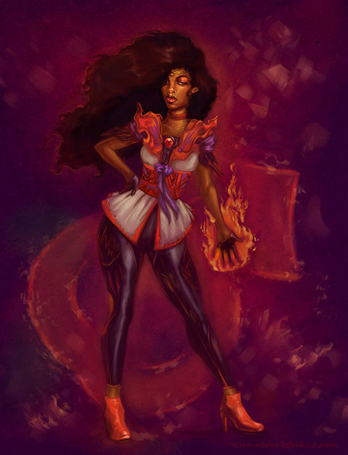 Sailor Scouts Redesigned as Carefree Black Girls