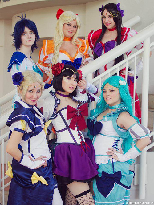 Sailor Scouts from Sailor Moon Cosplay