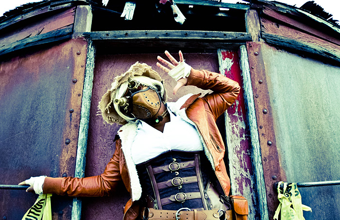 Steampunk Genderbend Scarecrow Cosplay