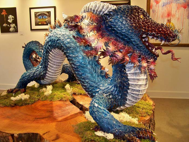 Amazing "Serpent of the Self" Sculpture
