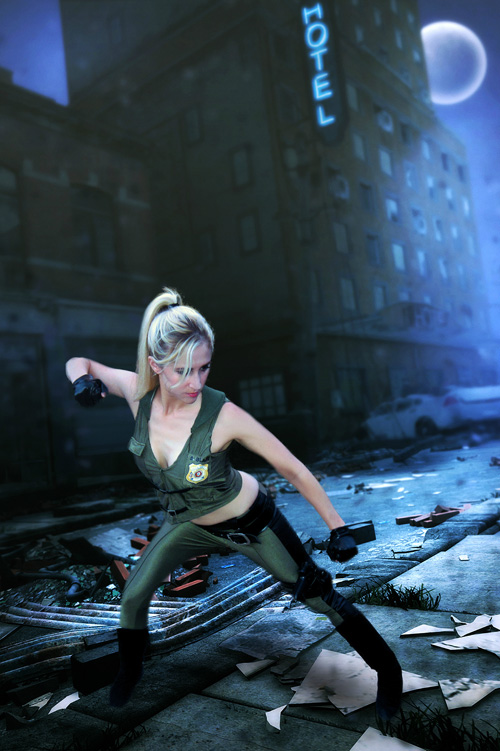 Sonya Blade from Mortal Kombat Cosplay