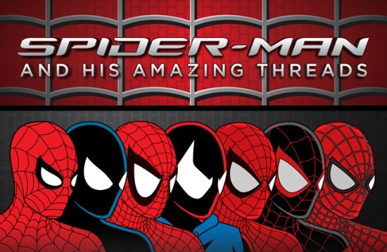 Spider-Man Costume Evolution Infographic