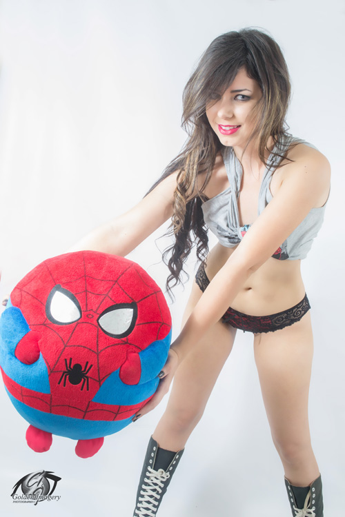 Spider-Man Fangirl Photoshoot