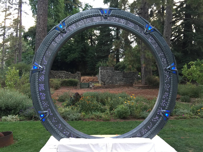 Stargate Altar for Geek Wedding