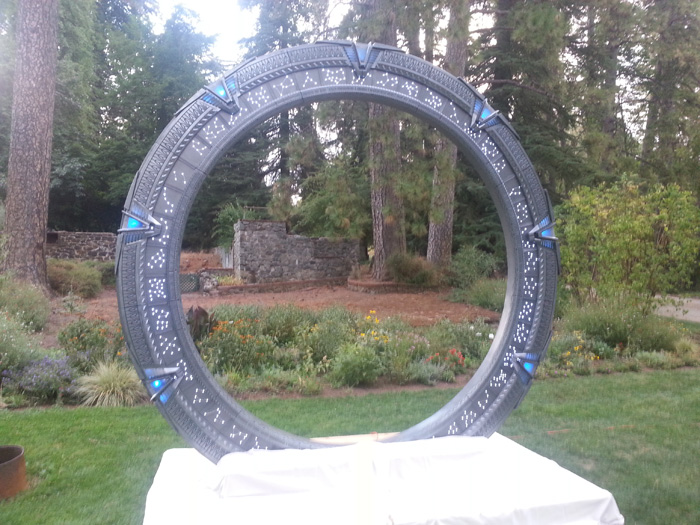 Stargate Altar for Geek Wedding