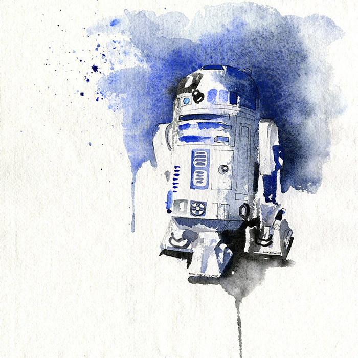 Star Wars Watercolor Art